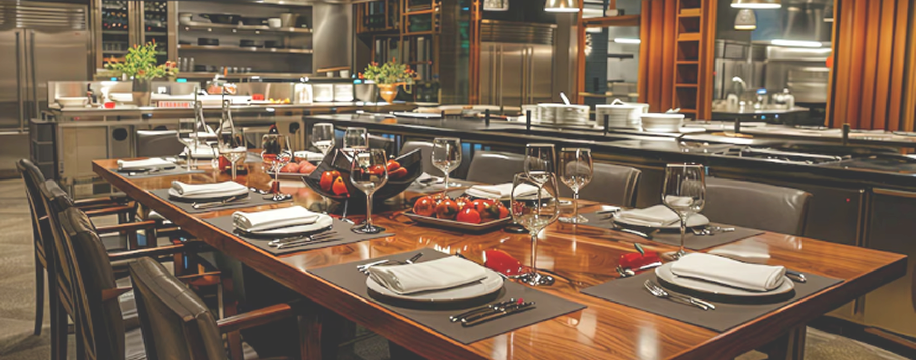 Restaurant kitchen ready to serve Padharo customers